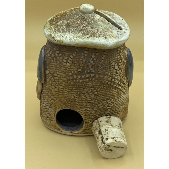 Mahon Art Face Pottery Golfer Wearing Golf Hat Club Signed Bank Big Cork - Picture 5 of 11